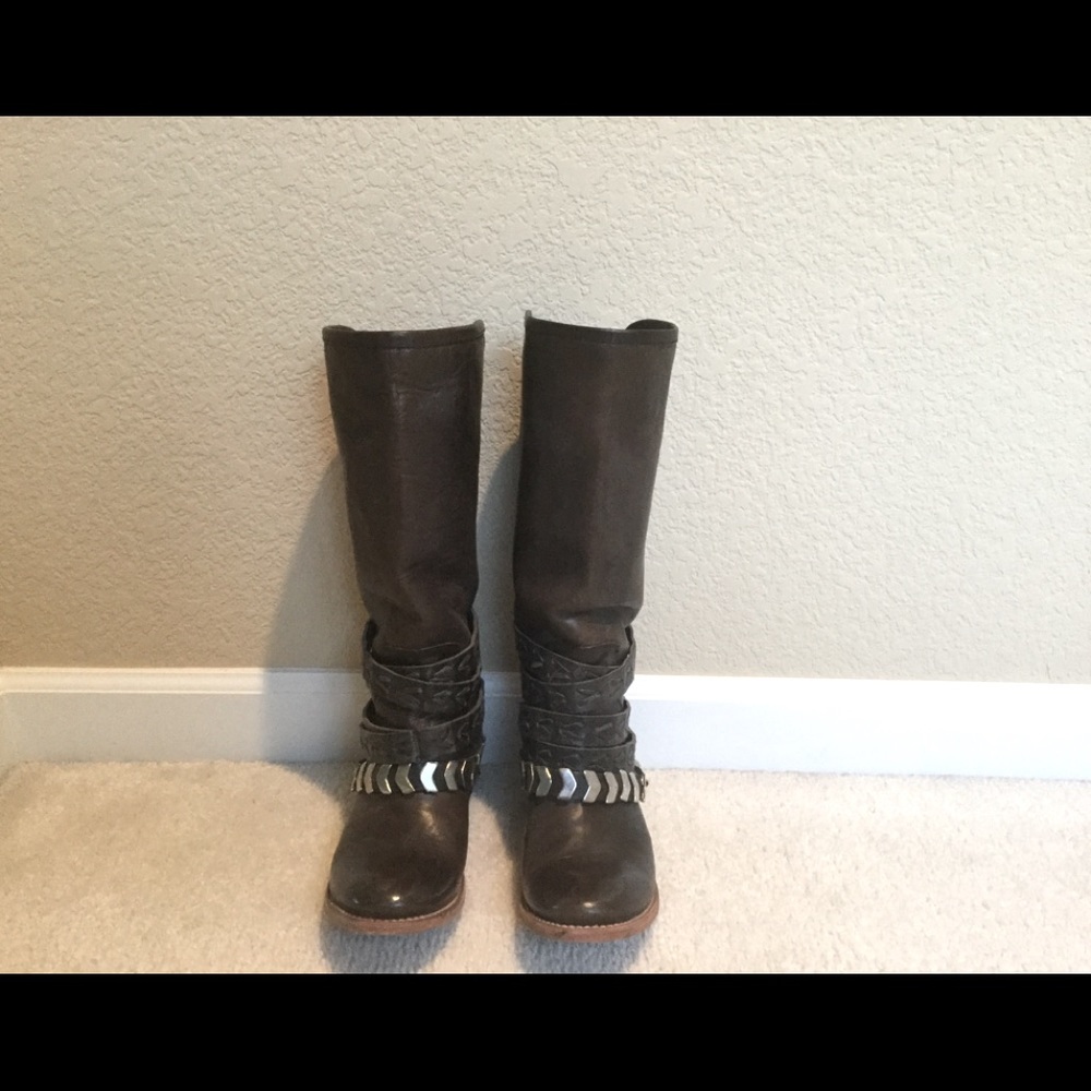 COPY - Freebird by Steven Dante Leather Boots siz…